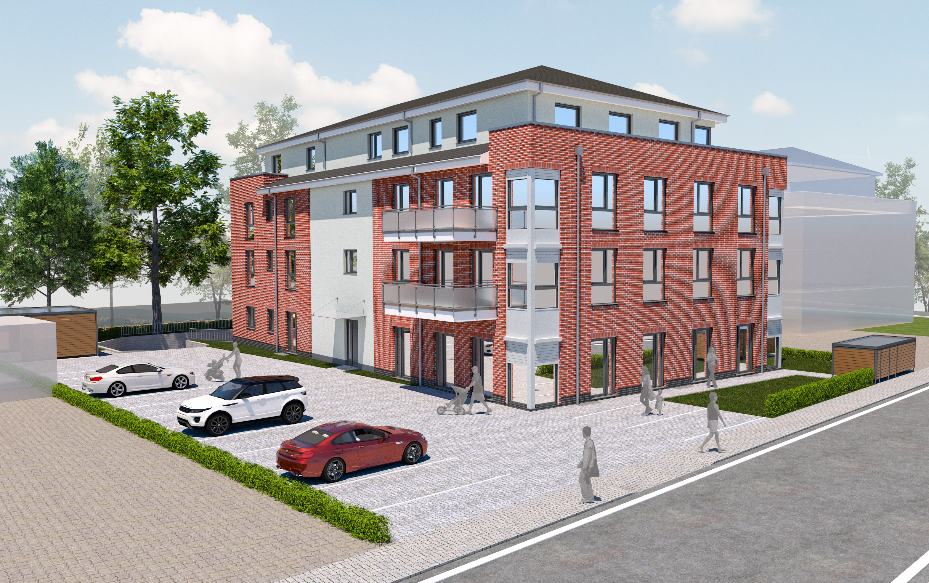 Planungsvisualisierung Bahnhofstraße 19